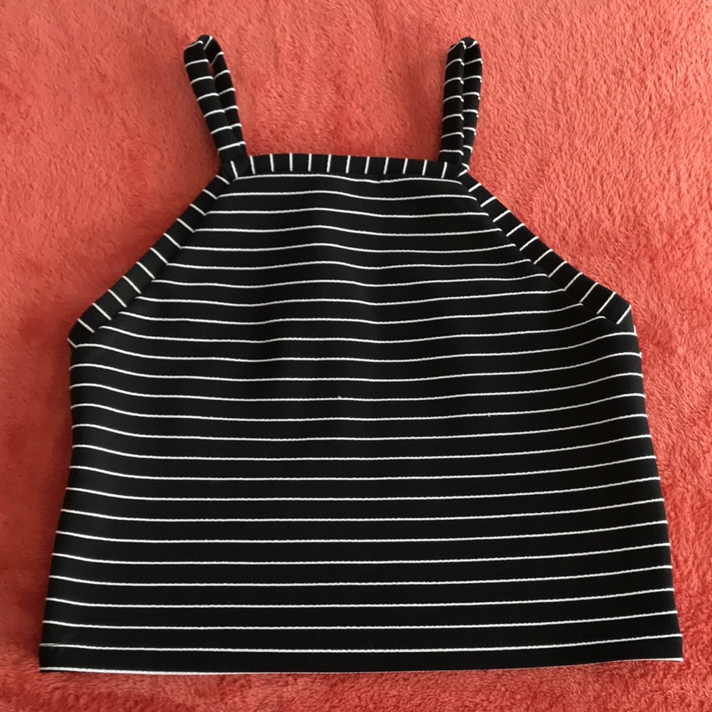 Black/white TopShop top